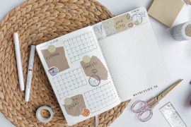 bullet journal fitness trackers